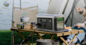 ALLPOWERS Solargenerator R600, 299WH LiFePO4 Batterie, 2x 600W (1200W Spitze) AC Ausgang Tragbare Powerstation mit 100W Solarpanel, Mobile Stromversorgung für Garten Reise Camping Wohnmobil Notfall