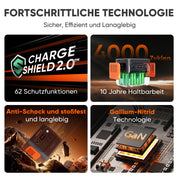 Jackery E2000 v2 tragbare Powerstation, LiFePO4 Akku, 2042Wh Solargenerator mit 2200W Ausgang (Max 4400W), Schnellladung von 0-80% in 52 Min für Notfall, Camping, Wohnmobil